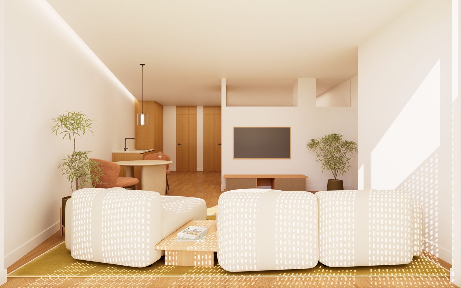 Infografía de uno de los lofts de San Onofre