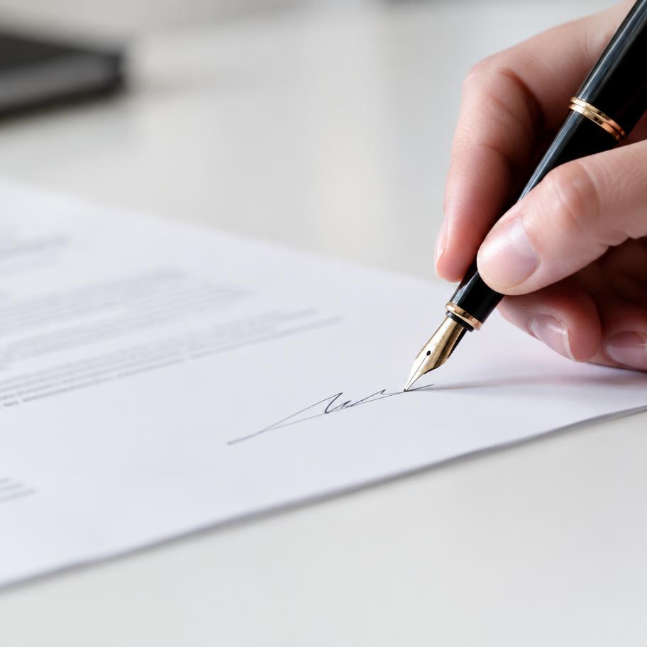 Firmas el contrato